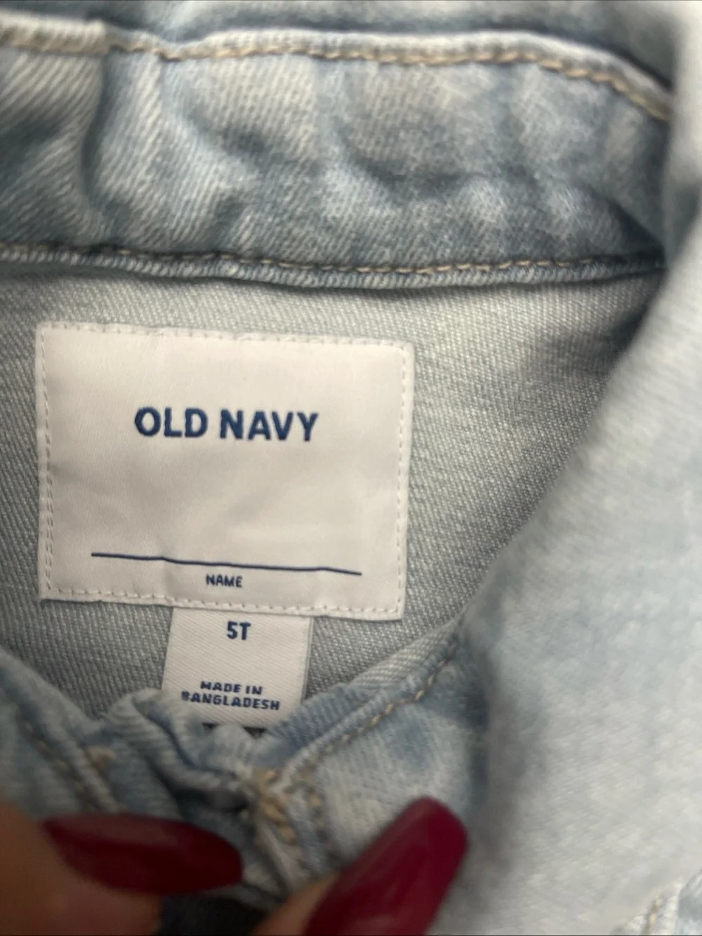 Old Navy light wash